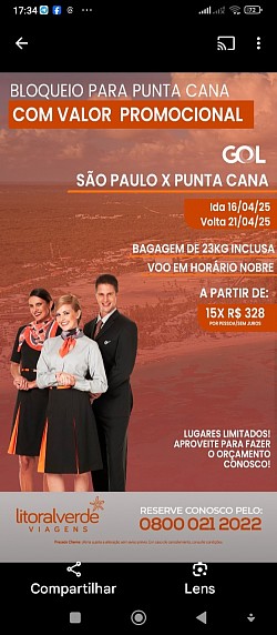 Passagens promocionais