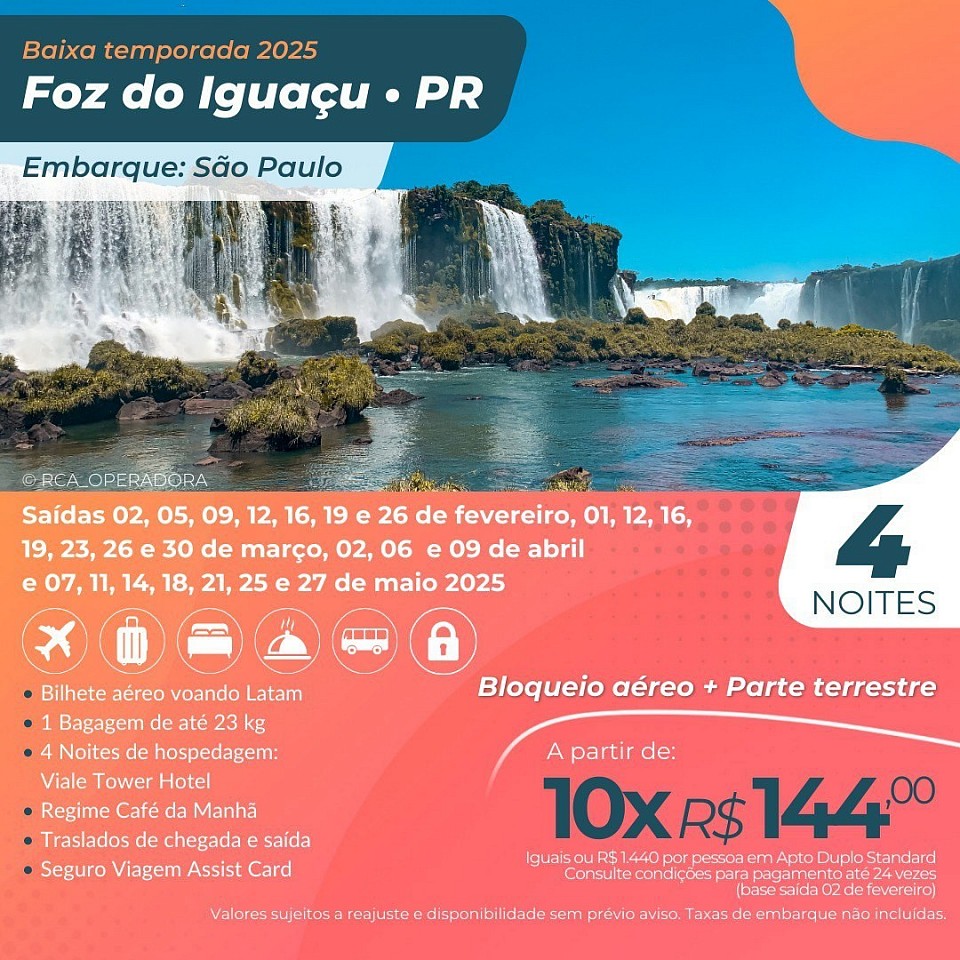 Já pensou o seu destino? Foz do Iguaçu